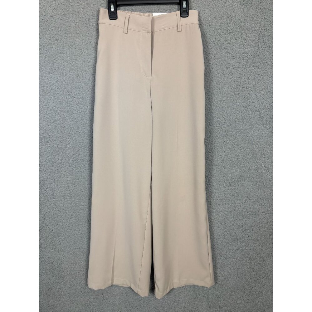 I.n.c. International Concepts Petite High-Rise Wide-Leg Pants Size PP Tan NWT's